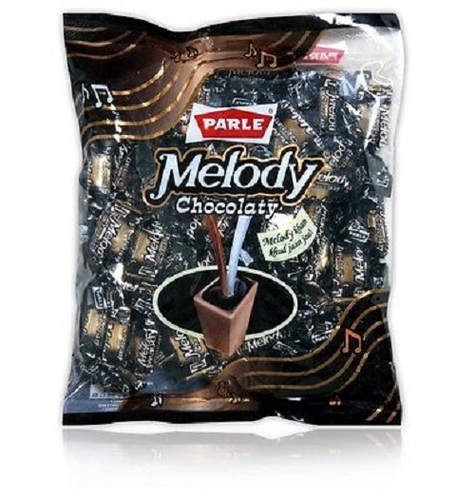 Tasty Crispy And Crunchy Chocolaty Parle Melody Sweet Chocolate Candy - Chocolate Biscuit Bar Pack of Four, Indulgent Flavor Combinations