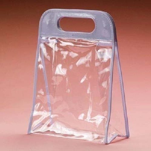 Water Resistant Lightweight Soft White Color Simple And Plastic Vinyl Bag Size: Small