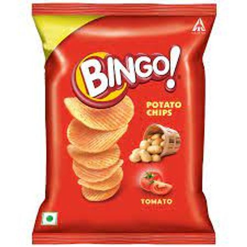 Bingo! Potato Chips - 52g Vacuum-Fried Light As Air Crunchy Tangy Tomato Flavor Perfect Snack for Any Occasion