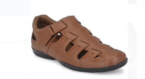 7 Inch Size Casual Wear Comfortable And Light Weight Brown Fashionable Men'S Leather Sandal  Gender: Male