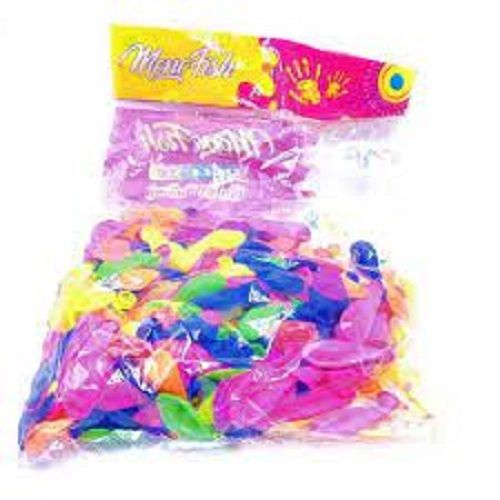 Multi Color Flexible And Lightweight Multicolor Holi Festival Rubber Water Balloons