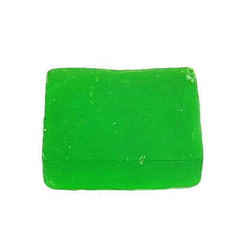 Green Middle Foam Solid Rectangular Shape Aloe Vera Bath Soap 