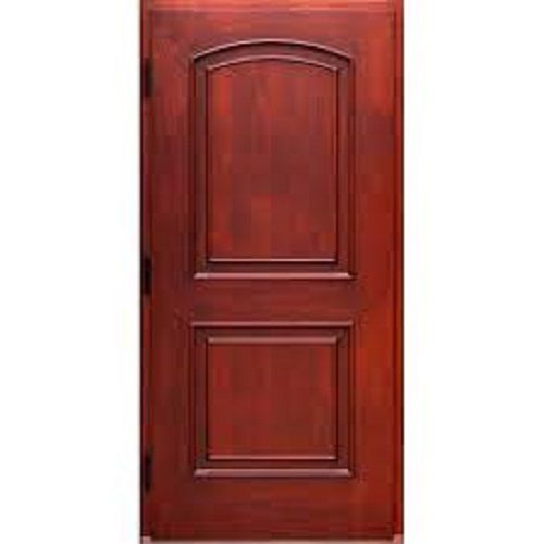 Solid Wood Heavy Duty Glossy Fine Finish Termite Resistance Brown Interior Wooden Door