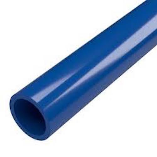 High Strength Solid Strong And Lightweight Round Blue Color Pvc Plastic Pipe  Length: 3*5  Meter (M)