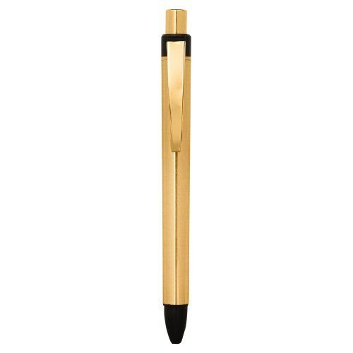 Light Weight And Comfortable Grip Easy To Use Golden Black Metal Ball Pen Size: 6-10 Inch