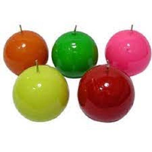Lightweight Decoration Purpose Smokeless Multicolor Ball Candles
