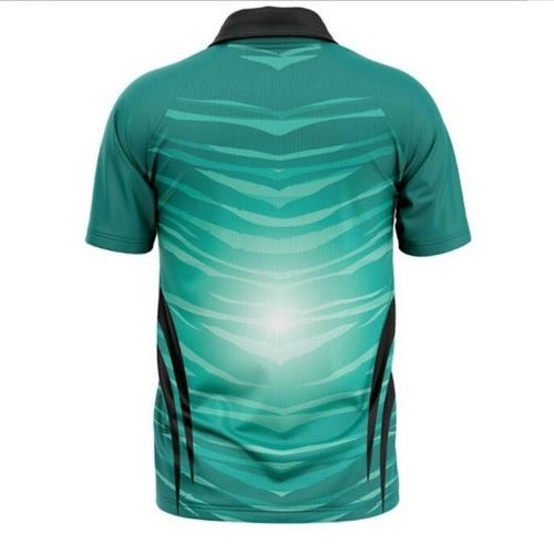 Printed Nylon Mens Collar Neck Sports T Shirt, Packaging Type