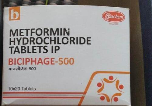 Metformin Hydrochloride Tablets Ip Organic Medicine