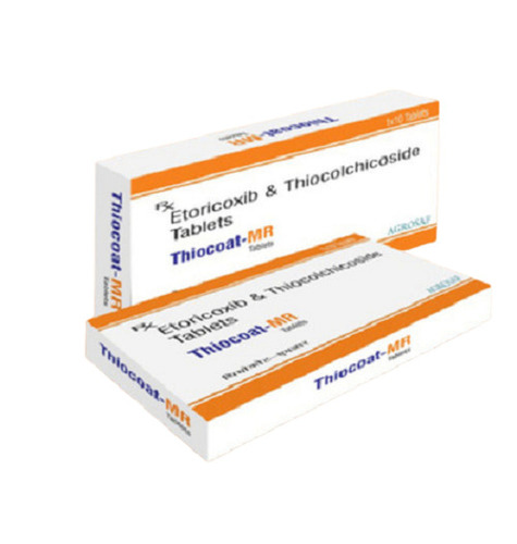 Pack Of 1X10 Tablets Etoricoxib And Thiocolchicoside Tablets Age Group ...