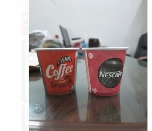 Red Nescafe Biodegradable Disposable Cups Cup For Event And Parties, Size 150 Ml 