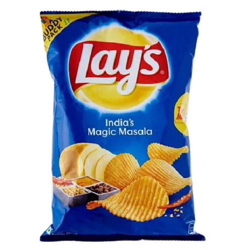 100% Vegetarian Fried With 6 Month Shelf Life Magic Masala Lays Potato ...