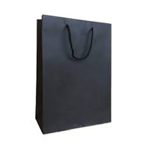 Disposable Environment Friendly High-Quality Kraft Paper Bride Gift Paper Carry Black Bag 