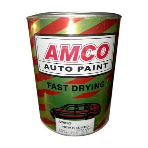 High Glossy Finish And Highly Durable Smooth Amco Red Auto Fast Drying Paint