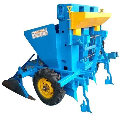 High Performance Color Coated Blue Mild Steel Automatic Potato Planter