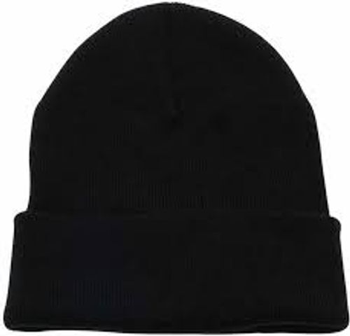 High Quality Supper Trendy Comfortable Fit Ladies Winter Simple Plain Black Cap