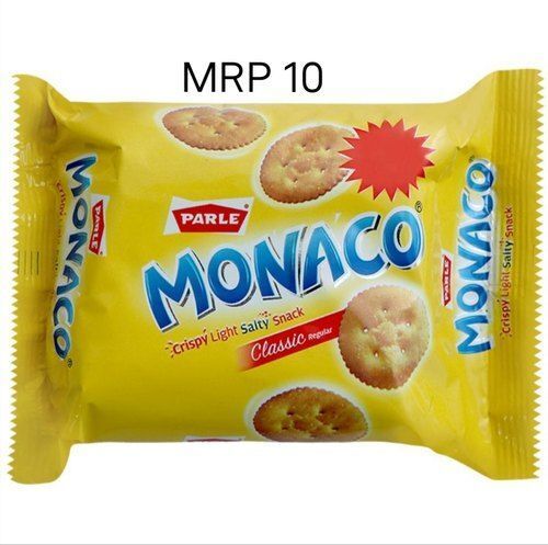 Light And Crunchy Regular Zeera Flavors Snack Parle Salty Monaco Biscuit