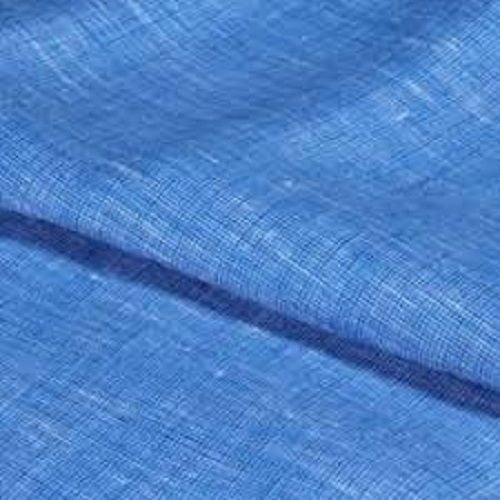 Washable Light Weight And Skin Friendly Plain Sky Blue Unstitched Raymond Shirting Fabric 