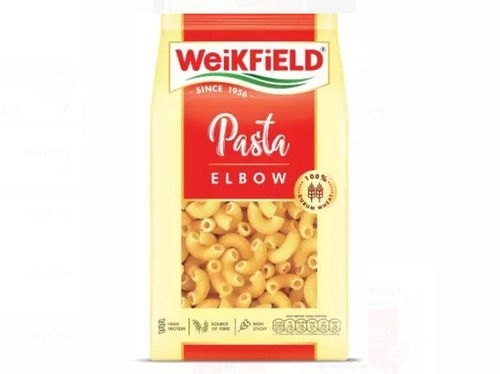 Pack Of 400 Gram 6 Month Shelf Life 5 Gram Fat Weikfield Pasta Elbow Grade: Cooking Grade