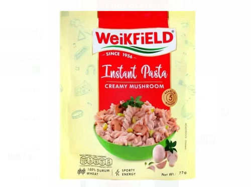 Pack Of 77 Gram Creamy Mushroom Flavor Weikfield Instant Pasta 