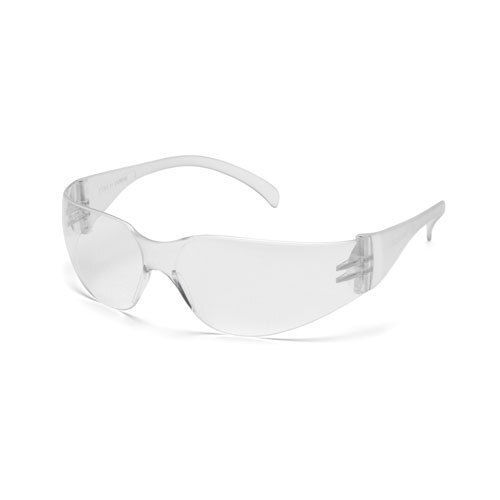 Scratch Resistant Uv Protected Light Weight White Plain Safety Goggle