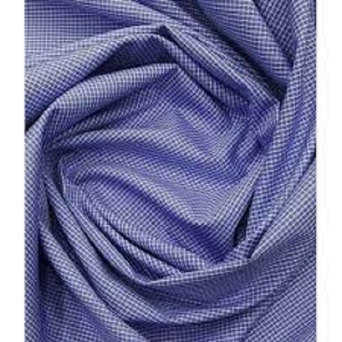 Washable Skin Friendly And Breathable Blue Printed Unstitched Raymond Shirting Fabric 