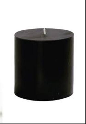 Smokeless And Natural Fragrance Decoration Black Pillar Candles