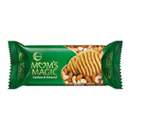 Sprinkled With Cashew & Almond Flakes Sunfeast Mom'S Magic Cashew And Almond Cookies, 60Gm Fat Content (%): 22.9 Grams (G)