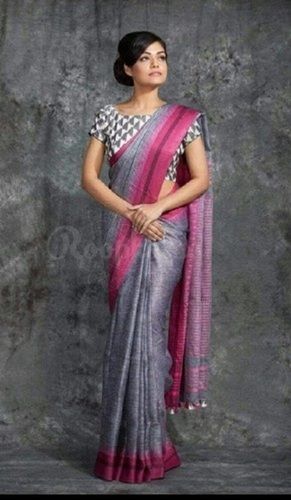 Buy Grey Sarees for Women by Charukriti Online | Ajio.com