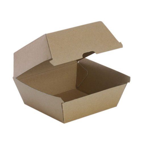 Matte Lamination Biodegradable Eco Friendly And Reusable Plain Brown Food Packaging Kraft Box