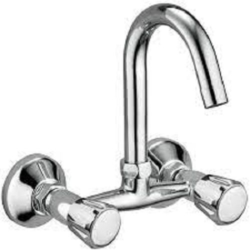 Chrome Finish Corrosion Resistant Stainless Steel Long Body Bathroom Water Tap