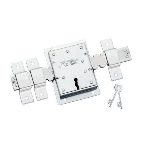 Heavy Duty Rust And Corrosion Resistance Silver Stainless Steel Door Lock