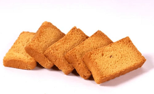 High In Fiber And Carbohydrates Healthier Breakfast Option Soft Milk Toast Rusk 