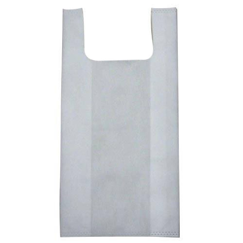 Modest Reusable Lightweight And Eco Friendly Non Woven White Carry Bag