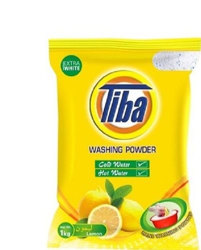 Natural Fragrance Tough Stain Removal Lemon Extra White Washing Detergent Powder