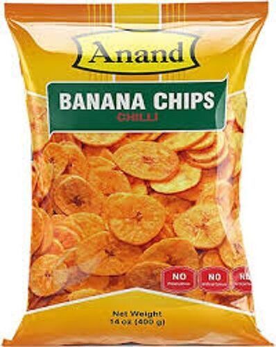 No Cholesterol Or Trans Fat No Preservatives Or Colours Crispy Anand Banana Chilly Chips 