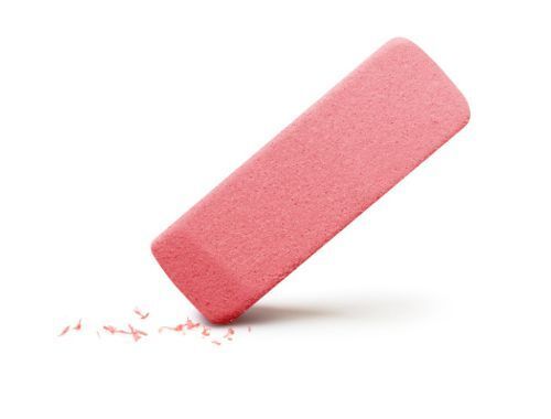 Non-Toxic High-Quality Materials Pink Rectangle Rubber Erasers, Pack Of 50 Pieces 