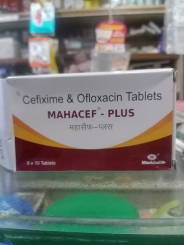 Pack Of 6x 10 Tablets Cefixime And Ofloxacin Tablets