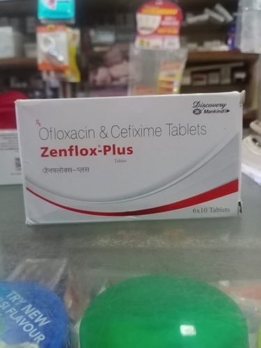 Pack Of 6x10 Tablets Ofloxacin And Cefixime Tablets 300 Mg