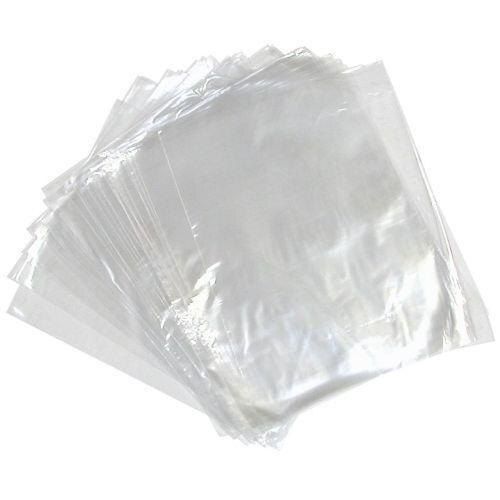 Transparent Poly Bags For Packaging Food Items Size: 10X14 Inch