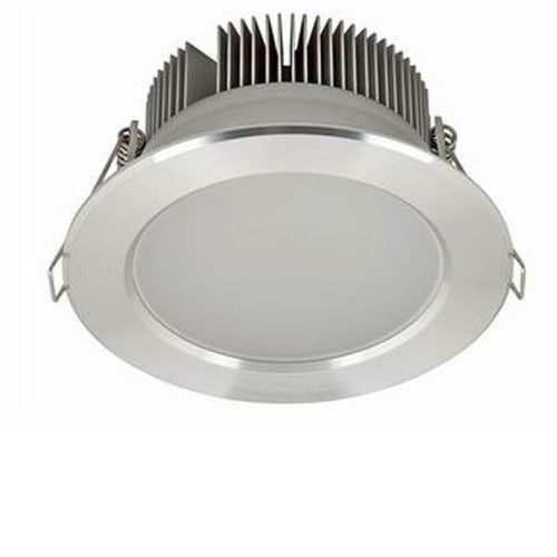 12 Watt White Round Shape Aluminum Base Input 220 Volt Led Ceiling Light Length: 3 Inch (In)