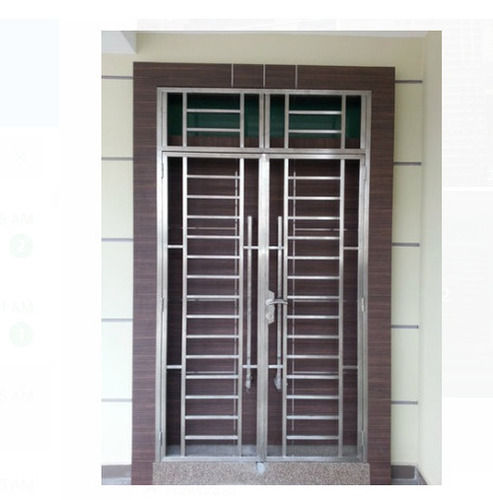 6 X 3 Foot Size 44Mm Thickness Silver Color Stainless Steel Doors  Application: Commercial