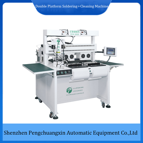 Automatic Double Platform Soldering And Cleaning Machine