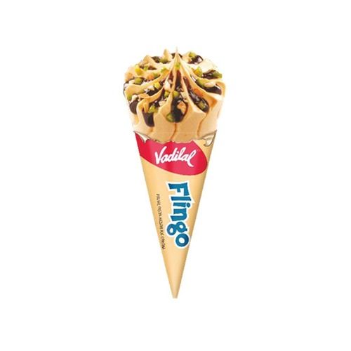 Creamy And Delicious Butterscotch Flavor Flingo Ice Cream Cone Fat Contains (%): 11 Grams (G)