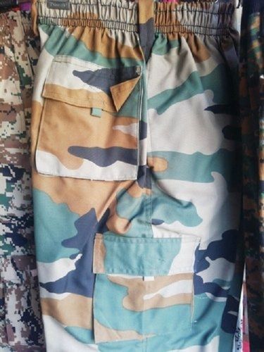 Men Comfortable And Breathable Easy To Wear Army Multicolor Casual Pant Badge Type: Button