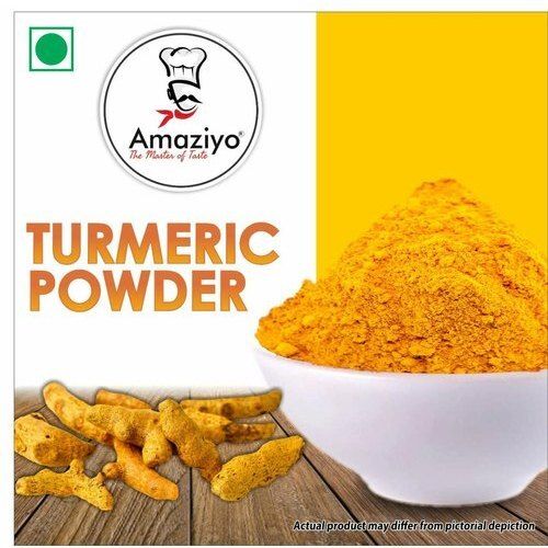 Yellow No Added Preservatives And Hygienically Packed Natural Turmeric Powder