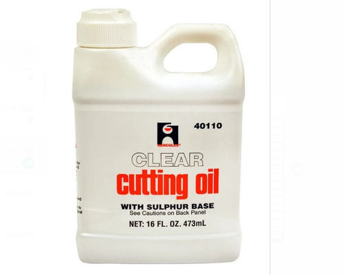 Pack Of 473 Ml For Cutting And Drilling Equipment Clear Cutting Oil Application: Industrial