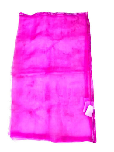 Pink Rectangular 32X28 Inch Plastic Mesh Bag, Capacity 10 Kg For Onion Packaging  Design: Plain