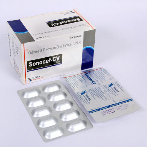 Sonocef Cv 200Mg/125Mg Tablet , 10X10 Tablets Grade: Medicinal