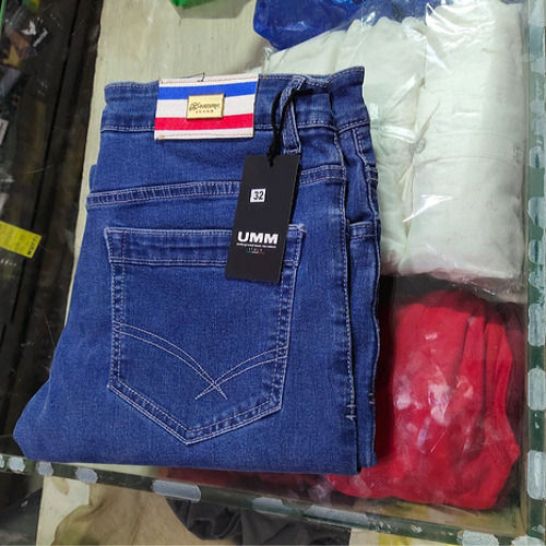 Women Comfortable And Stretchable Easy To Wear Light Weight Blue Denim Jeans