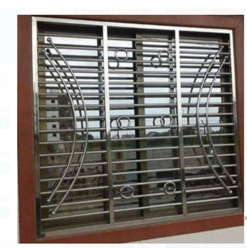 Easily Assembled  0.157 Inch Diameter 1.5X4 Foot Size Rectangular Shape Stainless Steel Window Grills 